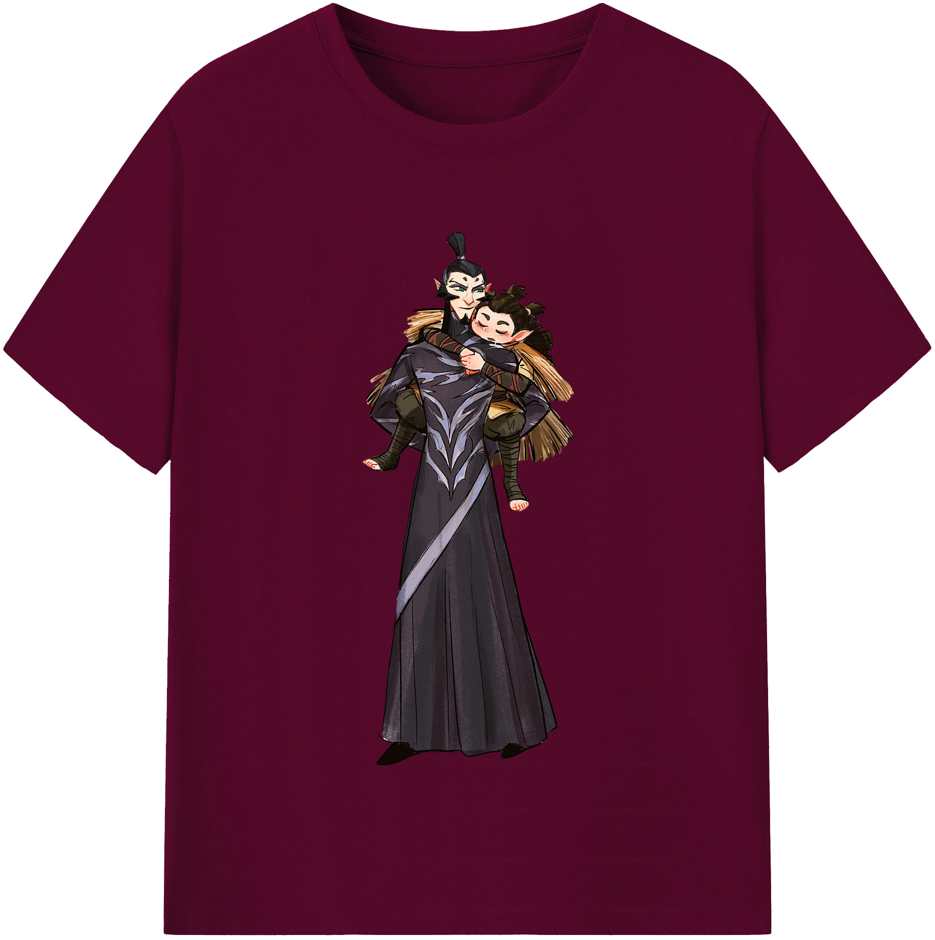 （画像用） Ne Zha 2 ナタ 魔童の大暴れ レディースカジュアルプリントTシャツ（綿100％）